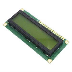 This is 1602 yellow LCD